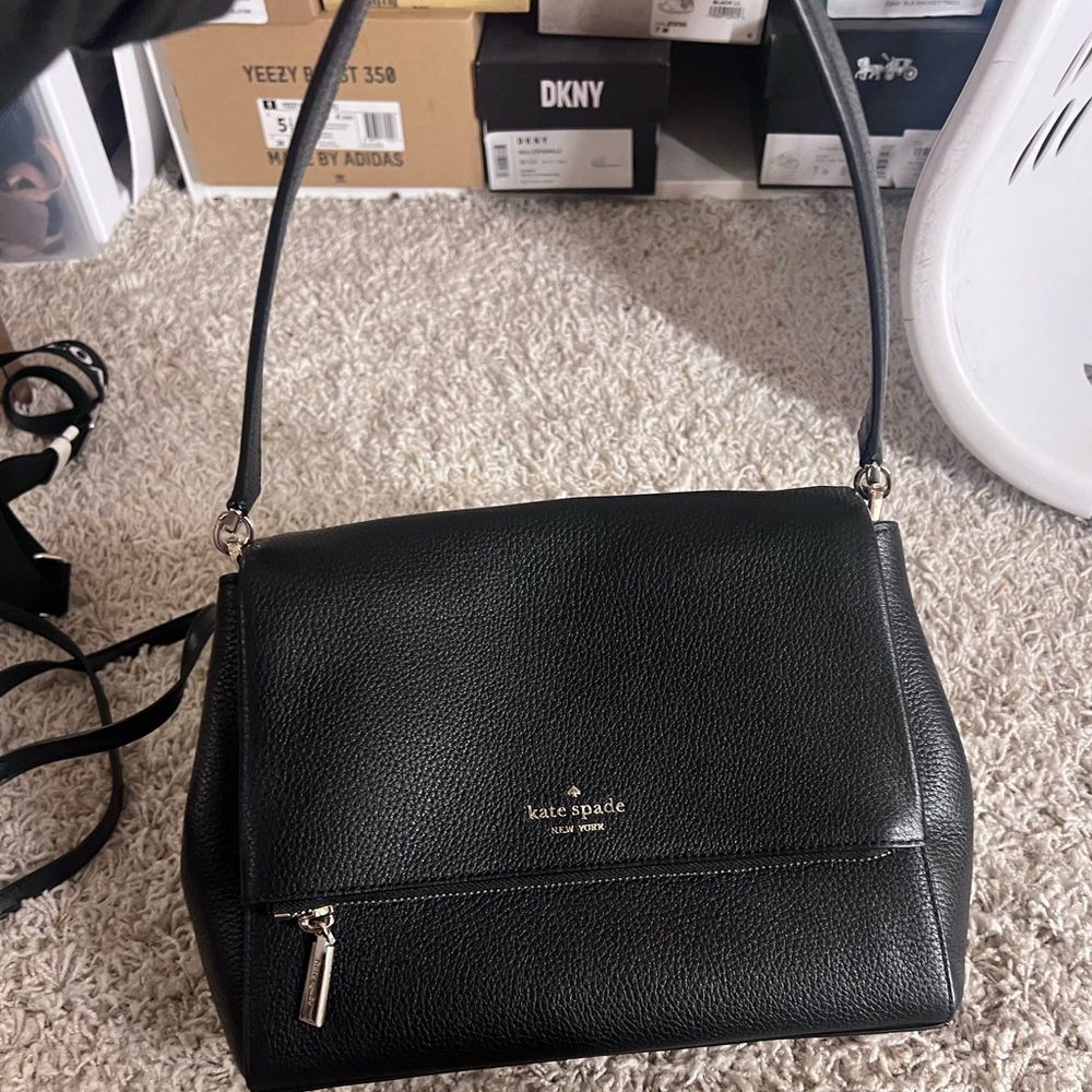 Kate Spade Black Leather Crossbody Bag